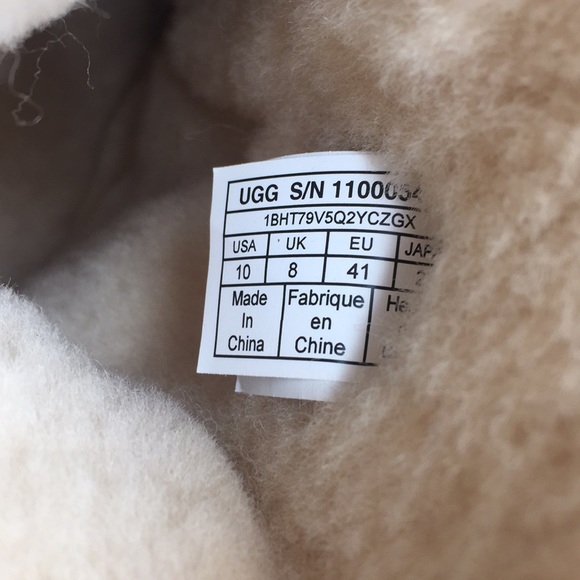 Ugg Classic Glitter Patchwork Boots Silver NEW - Picture 6 of 8